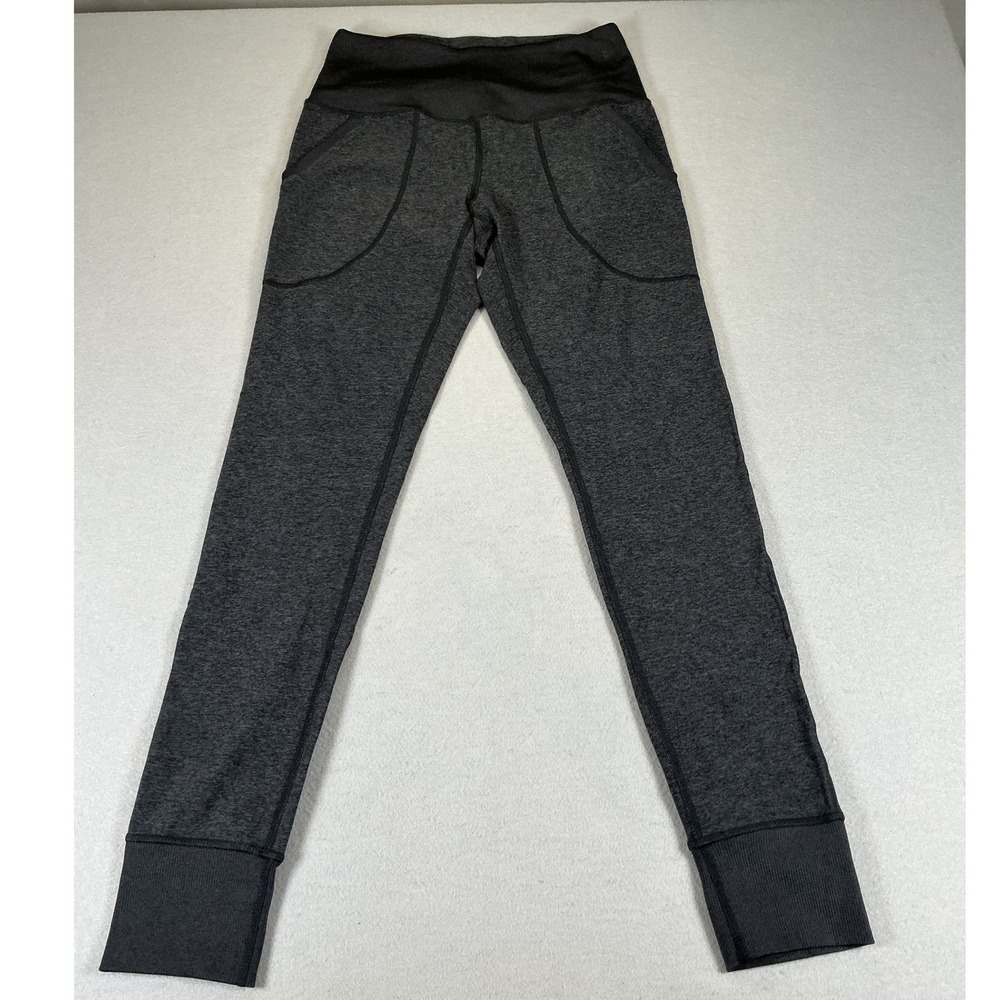 Zella XS Gray Space Dye High Rise Athletic Leggings‎ Yoga Running Pants NWOT